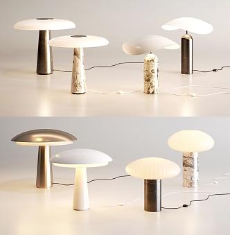 Modern Table Lamp Table Lamp Combination 3d model