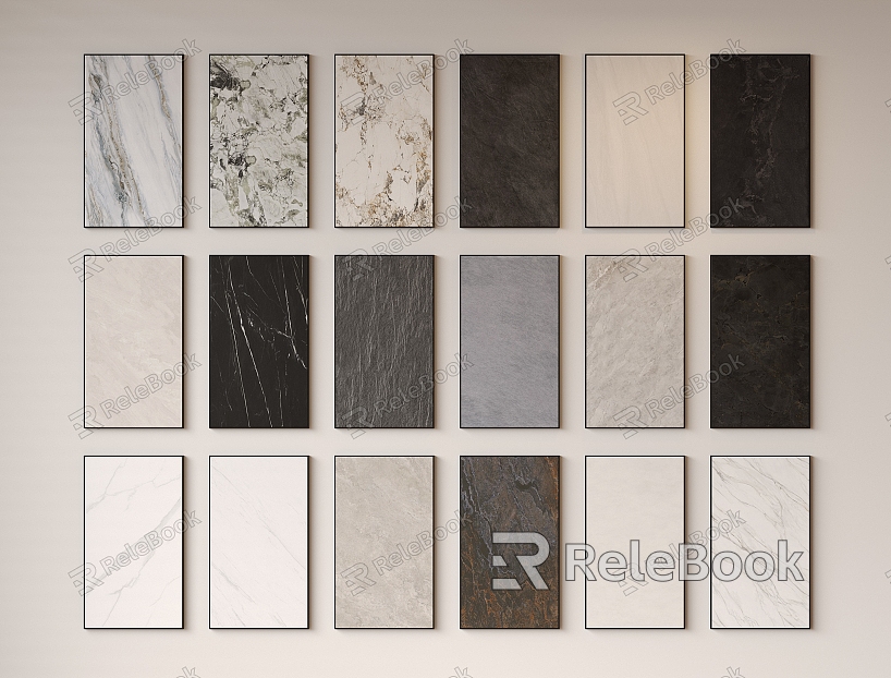 marble stone background wall veneer rock slab tile model