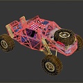 All Terrain Vehicle Toy Car Four-wheeler Beach Car Four-wheel Motorcycle Mountain Bike Off-road Mountain Bike 3d model