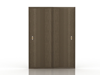 Wardrobe sliding door 3d model