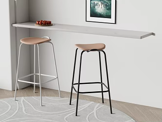 Bar Chair Bar Stool High Stool 3d model