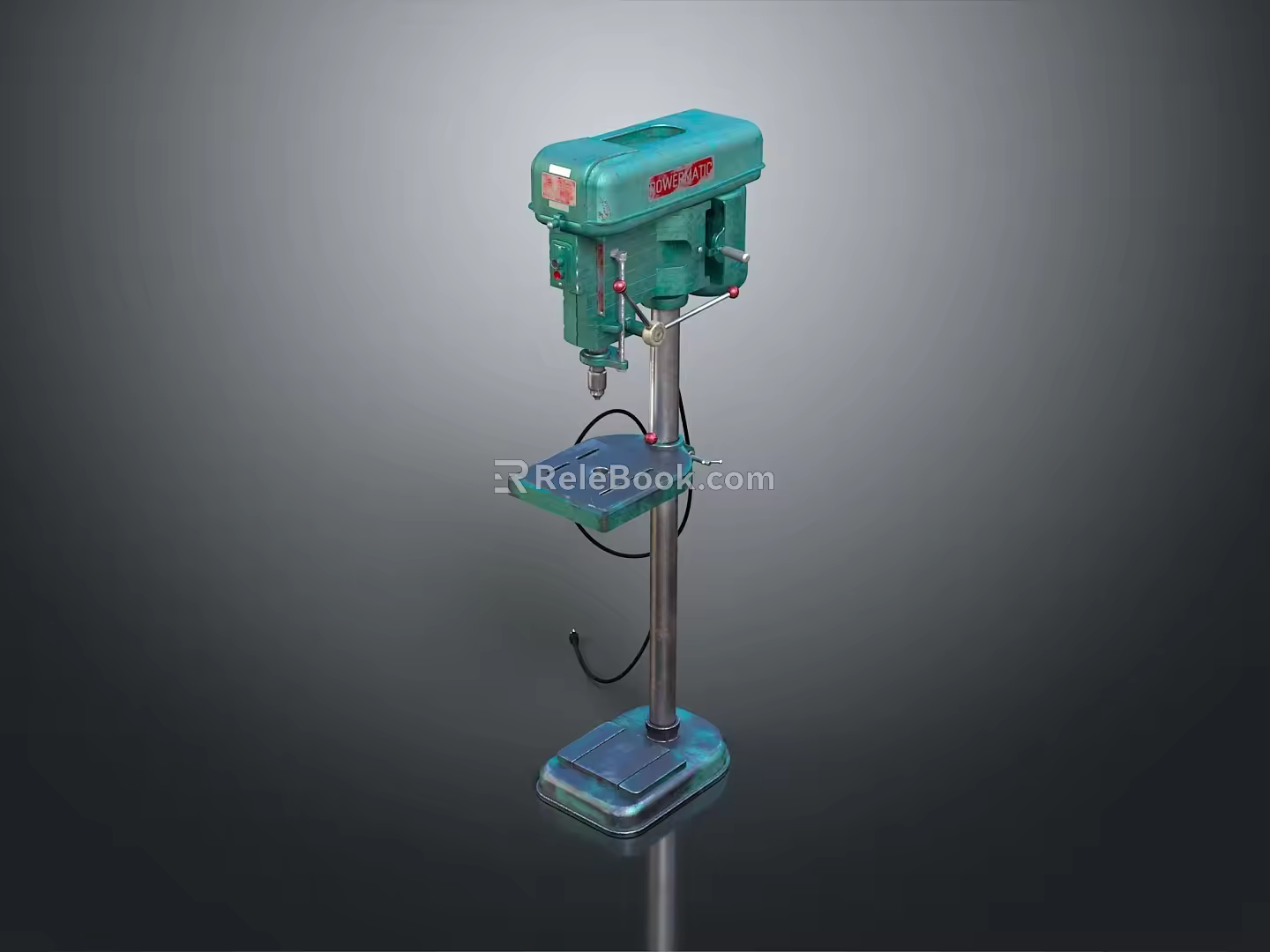 Bench Drill Vertical Drilling Machine Vertical Bench Drilling Machine Tools Hardware Tools Processing Tools Furniture 3d model