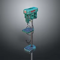 Bench Drill Vertical Drilling Machine Vertical Bench Drilling Machine Tools Hardware Tools Processing Tools Furniture 3d model