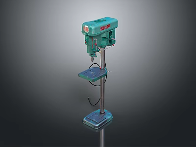 Bench Drill Vertical Drilling Machine Vertical Bench Drilling Machine Tools Hardware Tools Processing Tools Furniture 3d model