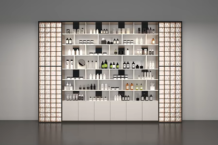 Exhibition Desk Island Exhibition Table Meichen Baizhu Exhibition Wall Exhibition Hall 3d model