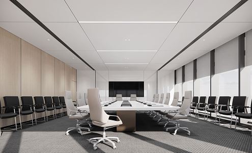 Modern Conference Room 3d model