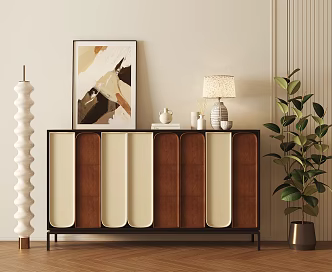 Modern Entrance Cabinet Side Cabinet Decorative Cabinet End View Cabinet Low Cabinet Side Cabinet Storage Cabinet Jewelry Ornaments 3d model
