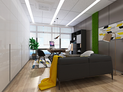 The Modern Office 3d model