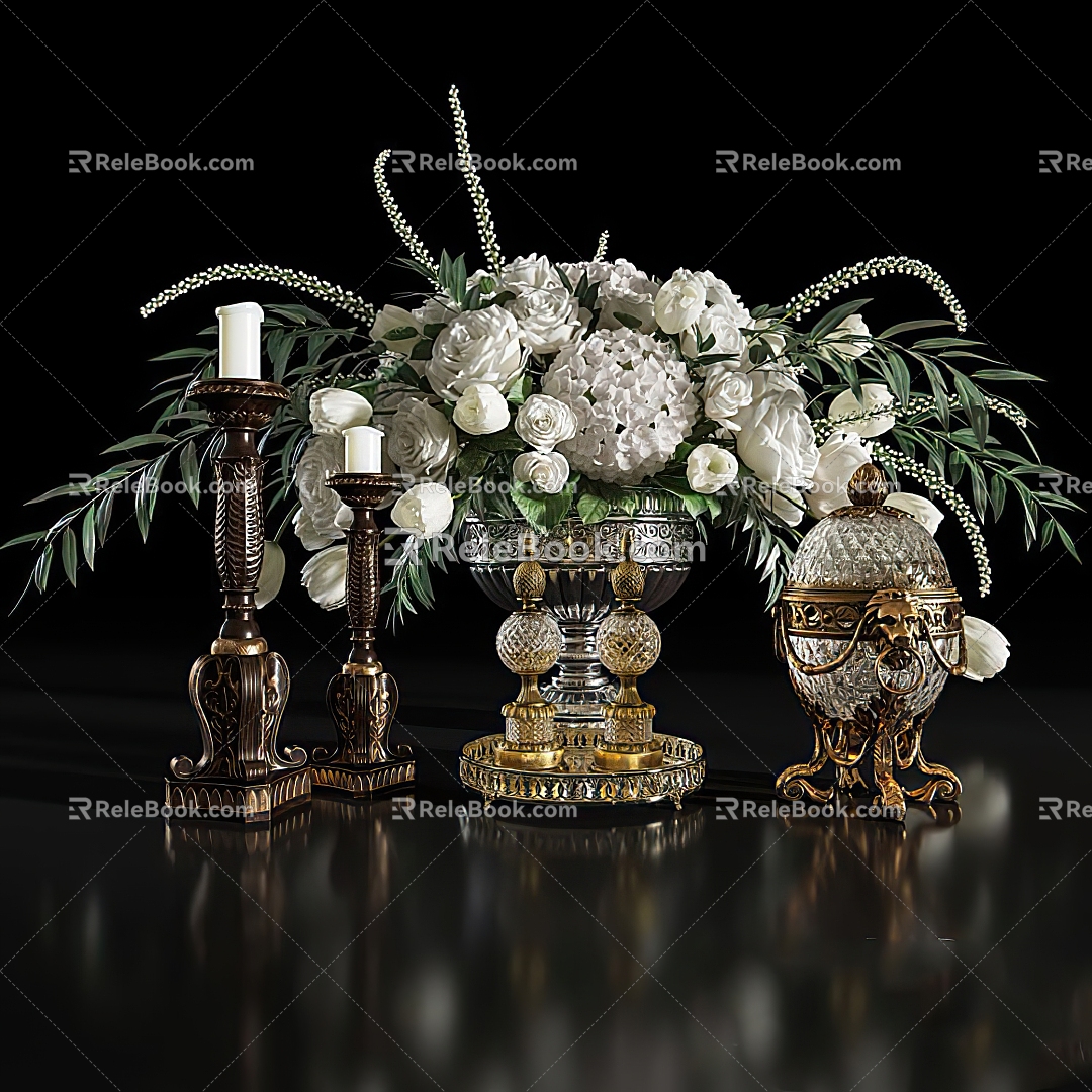 European-style ornaments 3d model