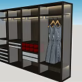 Modern Wardrobe Design With Glass Doors Hanging Area Drawers And Shelves