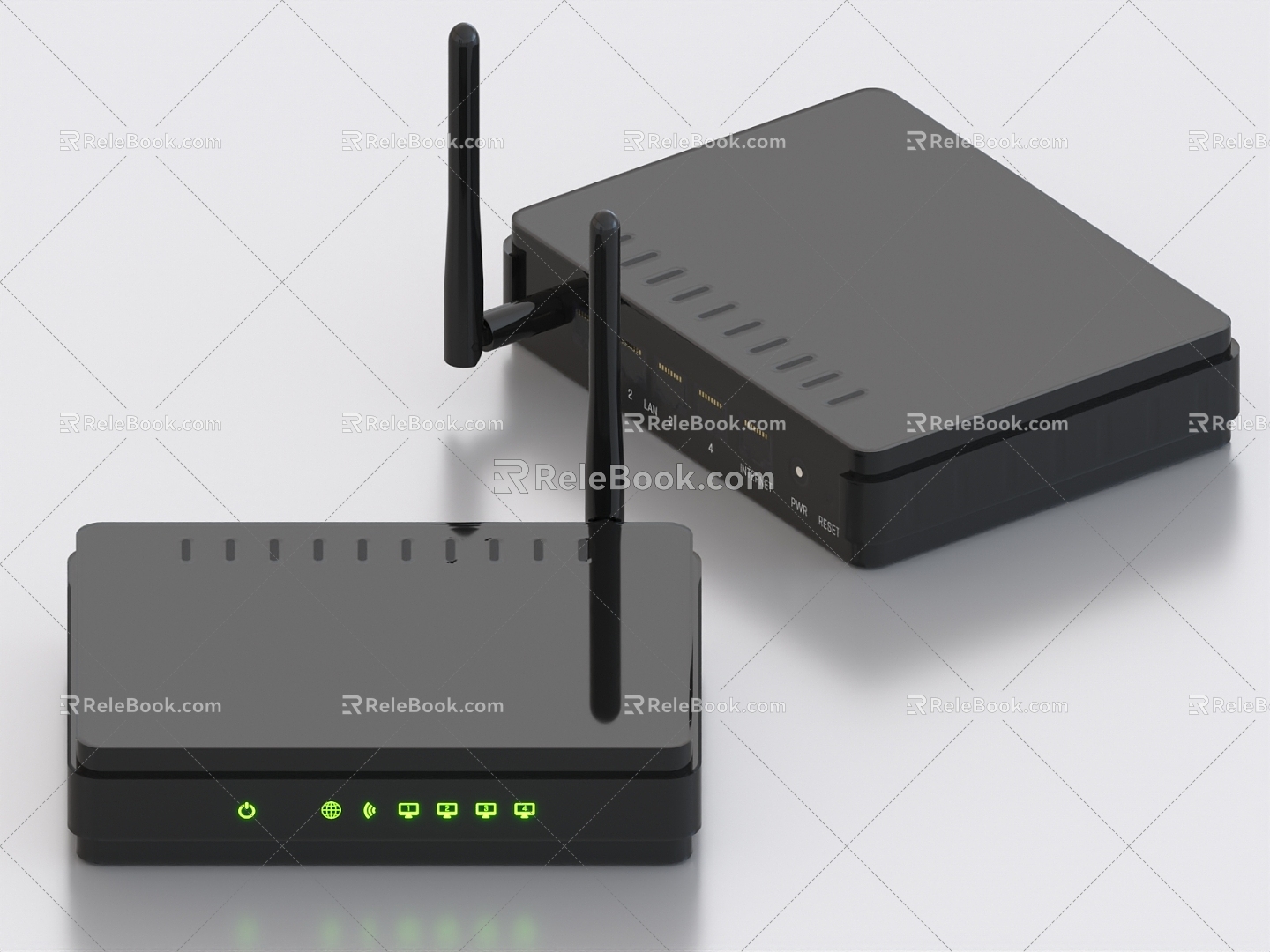 Router WIFI Transmitter WIFI Gateway Network Port Optical Cat Routing model