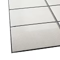 Square Carpet With Modern Geometric Design Gray Square Tiles And Black Borders