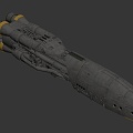 Rebel Mystery Gunboat 3d model