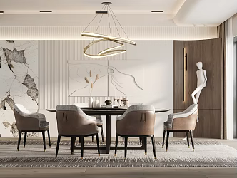 Modern Restaurant 3d model
