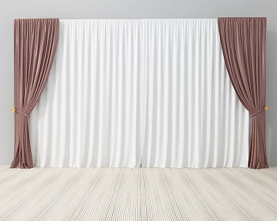 Modern Curtains 3d model Modern Curtains 3d model