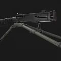 Realistic heavy machine gun 3D model 3d model