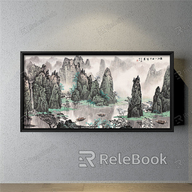 New Chinese Landscape Painting Landscape Decorative Painting model