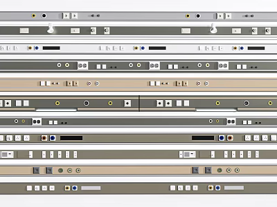 modern medical equipment hospital oxygen machine hospital bedside medical equipment 3d model