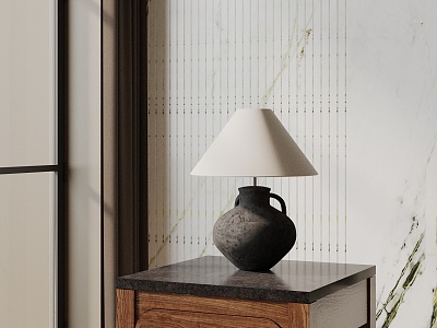 Modern table lamp 3d model