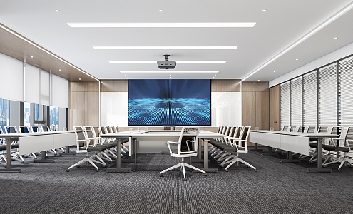 Modern Conference Room Large Conference Room 3d model