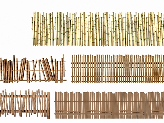 New Chinese Fence 3d model