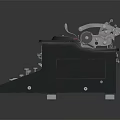 modern typewriter old typewriter antique typewriter classical typewriter 3d model