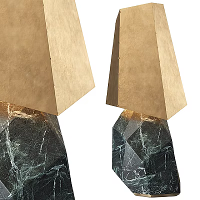 table lamp marble table lamp 3d model