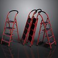 Mobile Iron Frame Mobile Iron Ladder Mobile Ladder Outdoor Articles Realistic 3d model