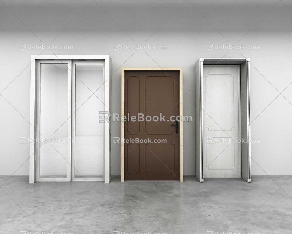 Door combination 3d model