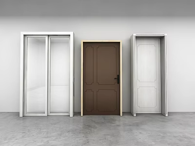 Door combination 3d model