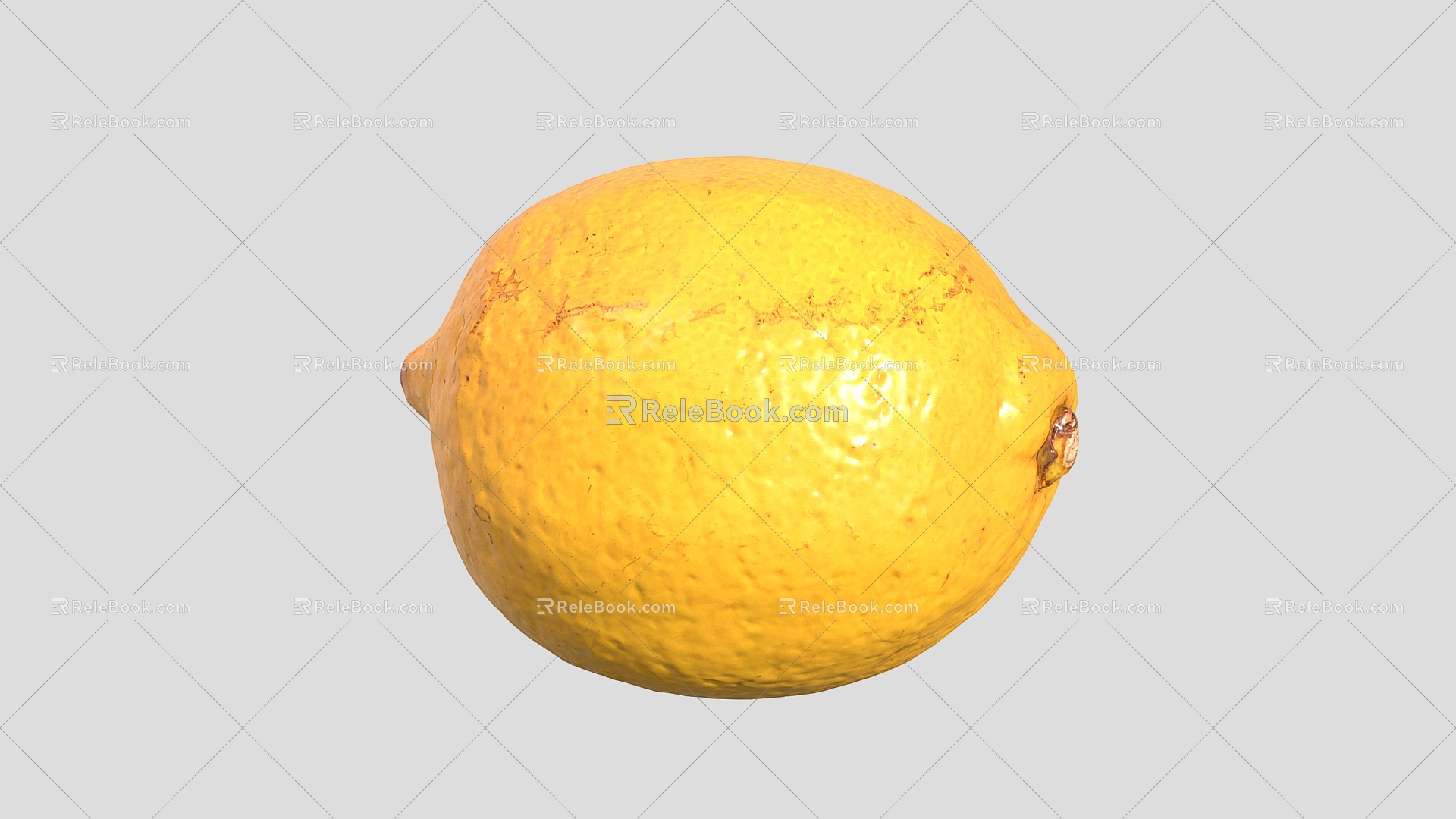 Lemon Cartoon Lemon Fruit 3d model