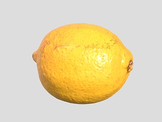 Lemon Cartoon Lemon Fruit 3d model