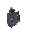 Modern Kitchen Appliance Double Door Refrigerator With Water Dispenser And Digital Temperature