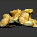 Golden Fluffy Scrambled Eggs With Soft Texture And Appetizing Appearance
