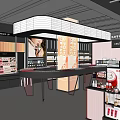 Modern Cosmetics Store 3d model