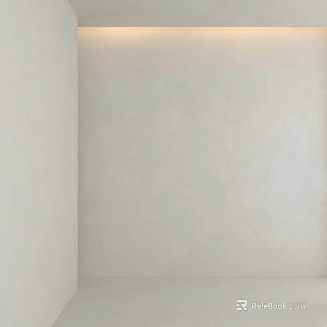Sleek White Wall Component With Smooth Surface For Modern Interior Design 3d model