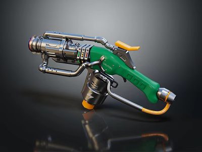 Modern laser gun laser pointer laser gun 3d model Modern laser gun laser pointer laser gun 3d model