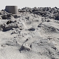 Sandy ground Mud ground 3d model