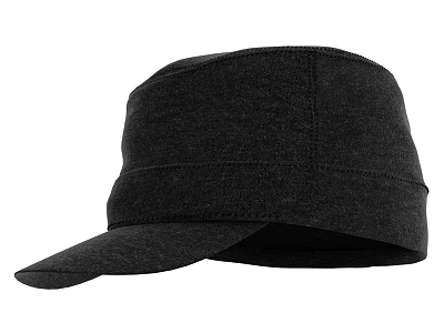 Stylish Black Hat with Flat Brim Classic Design and Soft Fabric for Daily Wear 3d model