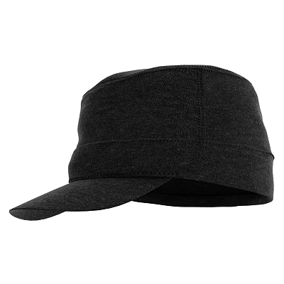 Stylish Black Hat with Flat Brim Classic Design and Soft Fabric for Daily Wear 3d model