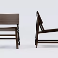 Modern Dark Wooden Dining Chairs With Sleek Design And Simple Lines