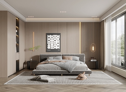 Modern Bedroom 3d model