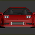 Pink Sports Car With Black Windows Sleek Design Rear Spoiler And Shiny Finish