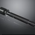 Cylindrical Mechanical Metal Shaft With Engraved Serial Number And Polished Surface