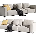 Modern Multiplayer Sofa 3d model