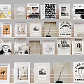Books and Magazines Neatly Arranged on Shelves with Various Cover Designs