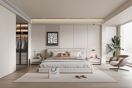 Modern Bedroom 3d model