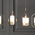 Modern Luxury Chandeliers With Multiple Designs Metal Frames Glass Shades Illuminated On Black Background
