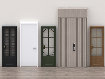 door wooden door glass door bedroom door meeting room door sliding door paint door security door office door 3d model