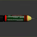 Green Sealant Tube With Red Stripe And Yellow Tip For Sealing Applications